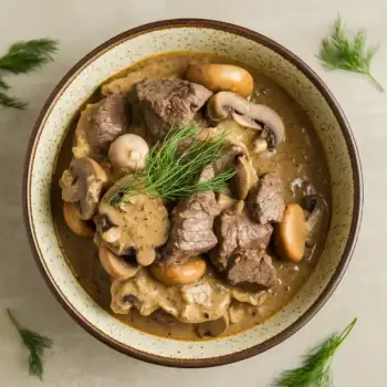 Hearty Slow-Cooked Beef Stroganoff