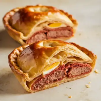 Murcian Veal and Chorizo Empanada