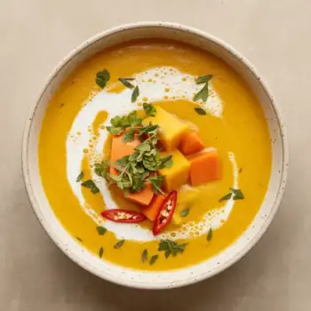 Spiced Autumnal Thai Pumpkin Soup