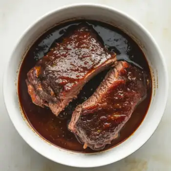 Pressure Cooker Beef Short Ribs with Red Wine and Chile