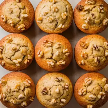 Banana & Toasted Walnut Muffins