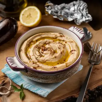 Creamy Roasted Eggplant Dip