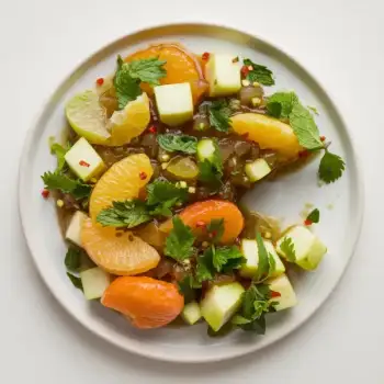 Tangy Apple-Orange Mint Chutney