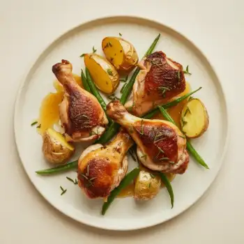 Crispy Honey-Mustard Chicken with Tarragon