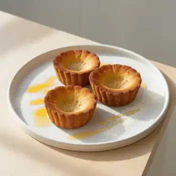 Fried Semolina Spice Cakes with Orange Blossom Water