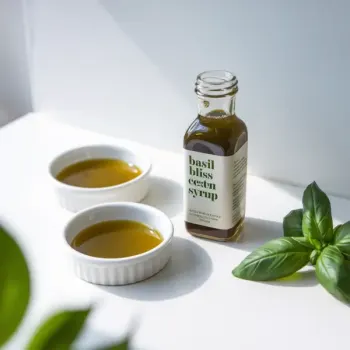Herb-Infused Sweet Drizzle: Basil Bliss Syrup