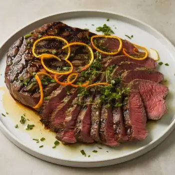 Citrus-Infused Charcoal-Grilled Skirt Steak