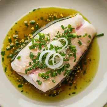 Steamed Snapper with Ginger Scallion Sauce