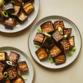 Roasted Miso Eggplant
