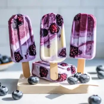 Berry Swirl Coconut Ice Pops