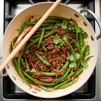 Stir-Fried Green Beans with Pork and Chiles