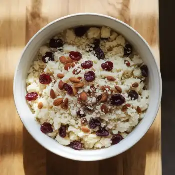 Cauliflower 'Couscous' Medley with Almonds & Cherries