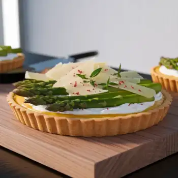 Asparagus, Goat Cheese and Tarragon Tart