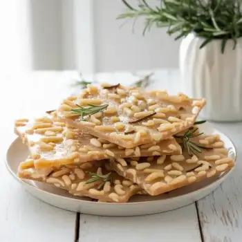 Rosemary Pine Nut Brittle