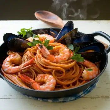 Pasta Fra Diavolo with Seafood