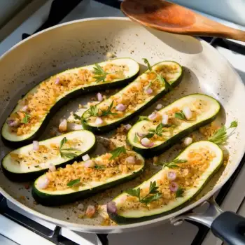 Zucchini with Shallots