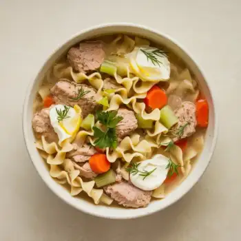 Hearty Chicken and Herb Noodle Soup