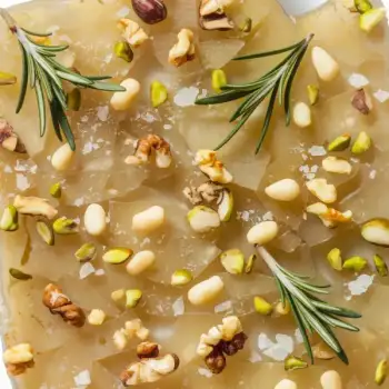 Rosemary Pine Nut Brittle