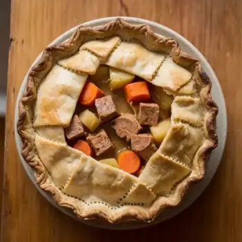 Rustic Seitan and Root Vegetable Potpie