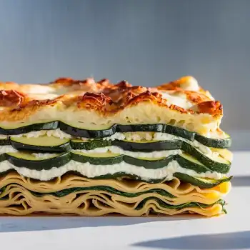 Hearty Spinach and Roasted Zucchini Lasagna