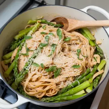 Fettuccine with Asparagus