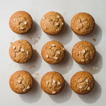 Banana & Yogurt Whole-Wheat Muffins