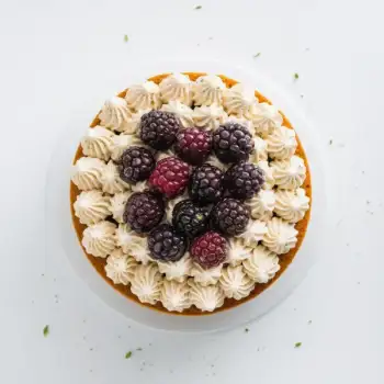 Luscious Blackberry Bliss Cake with Velvet Cream Cheese Frosting