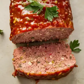 Tender Beef Meatloaf with Zesty Glaze