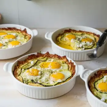 Greek Zucchini and Feta Egg Bake