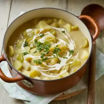 Golden Leek and Potato Soup