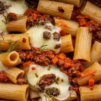 Baked Rigatoni with Lamb Ragù