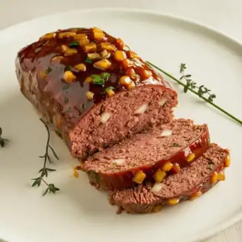 Savory Sirloin and Chuck Meatloaf with Tangy Brown Sugar Glaze