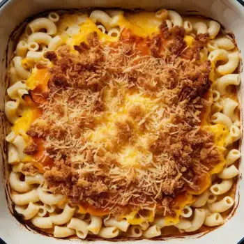 Silky Cheddar and Gruyère Macaroni Bake