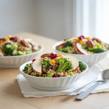Quinoa and Broccoli Spoon Salad