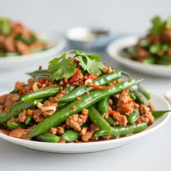 Stir-Fried Green Beans with Pork and Chiles
