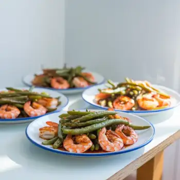 Sheet-Pan Gochujang Shrimp and Green Beans