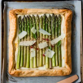 Asparagus, Goat Cheese and Tarragon Tart