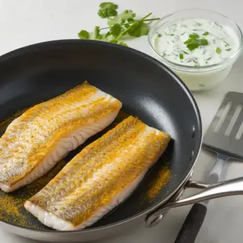 Sautéed Tilapia with Green Onion–Ginger Raita