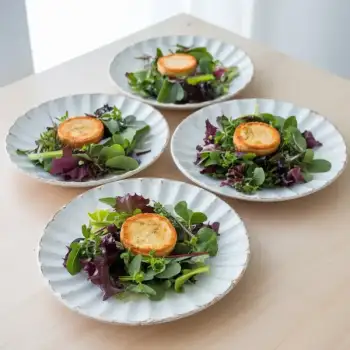 Crispy Goat Cheese Medallion Salad