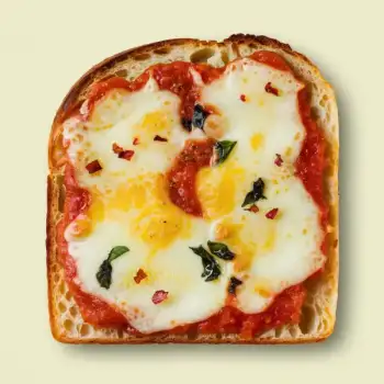 Garlicky Herbed French Bread Pizza