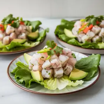 Ceviche Salad with Avocado, Cilantro, and Green Chile