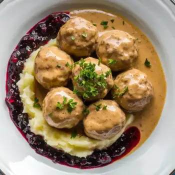 Classic Swedish Meatballs in Velvety Gravy