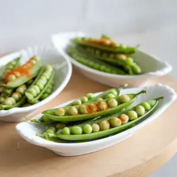 Crisp Tender Cumin-Scented Pea Pods
