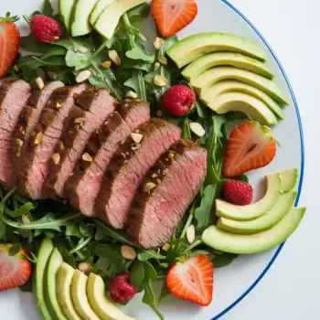 Golden State Skirt Steak & Berry Salad
