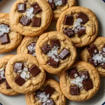 Browned Butter Chocolate Chunk Cookies