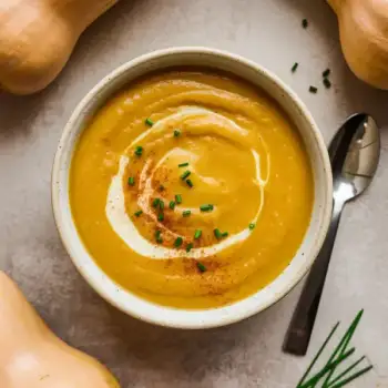 Savory Butternut Squash and Brown Butter Soup
