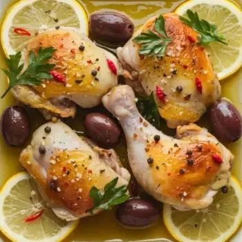 Lemon and Olive Chicken Thighs