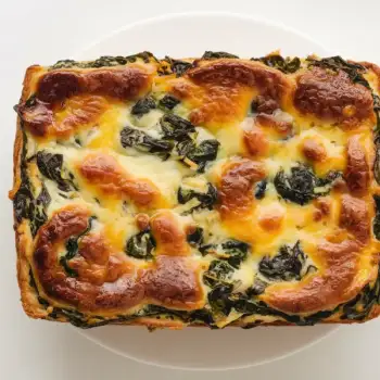 Spinach and Gruyère Cheese Strata