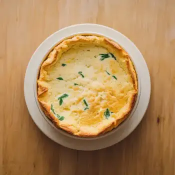 Spring Herb & Goat Cheese Soufflé