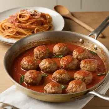 Turkey Meatballs with Spaghetti